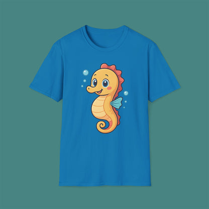 Cartoon Cute Seahorse Unisex T-Shirt