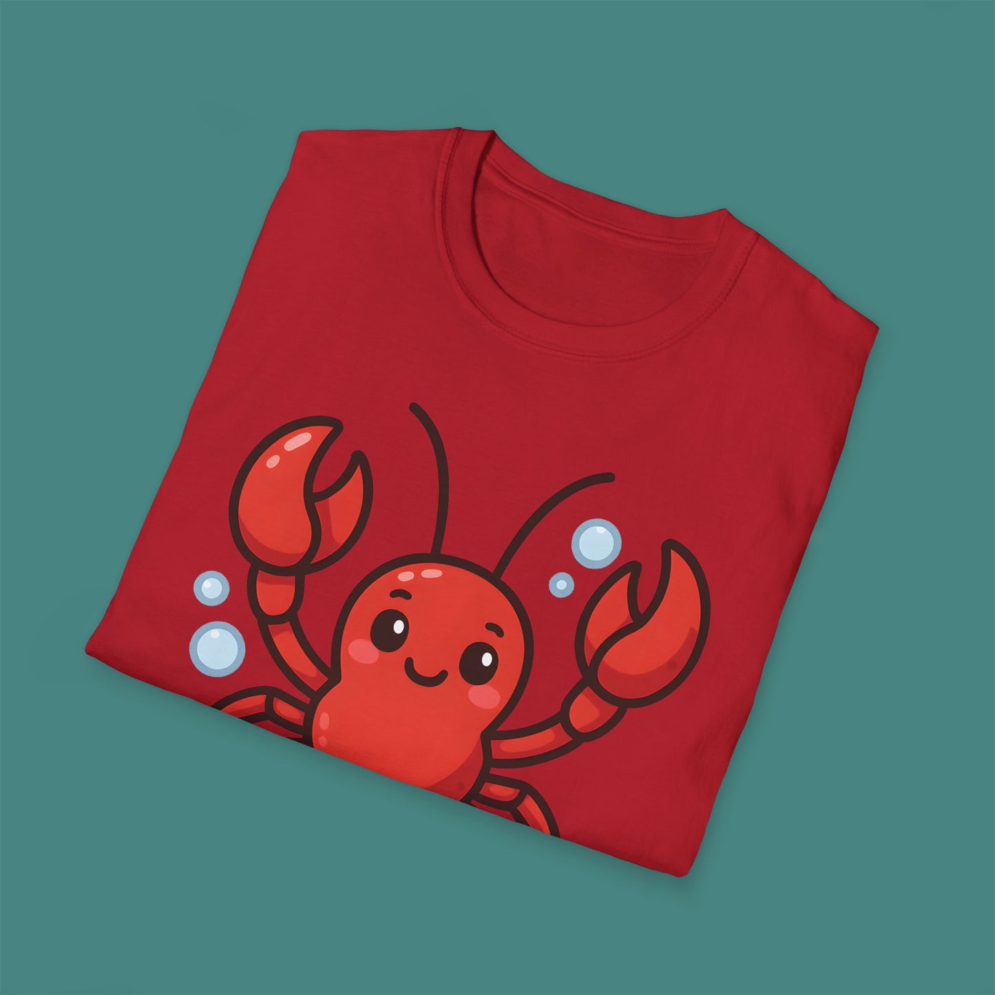 Cartoon Cute Lobster Unisex T-Shirt