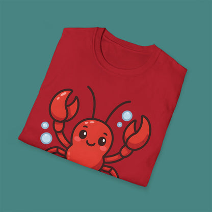 Cartoon Cute Lobster Unisex T-Shirt