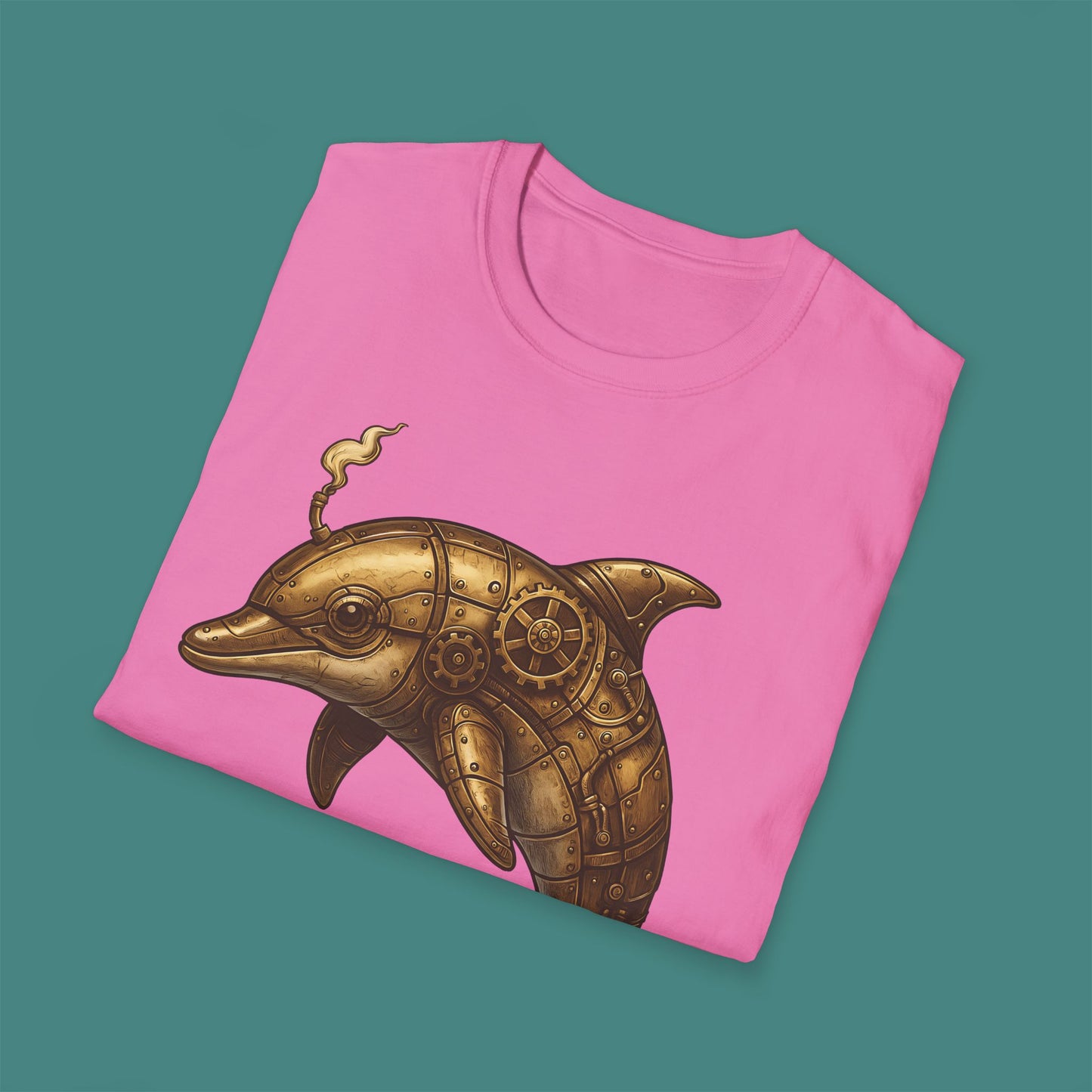 Steampunk Mechanical Dolphin Unisex T-Shirt