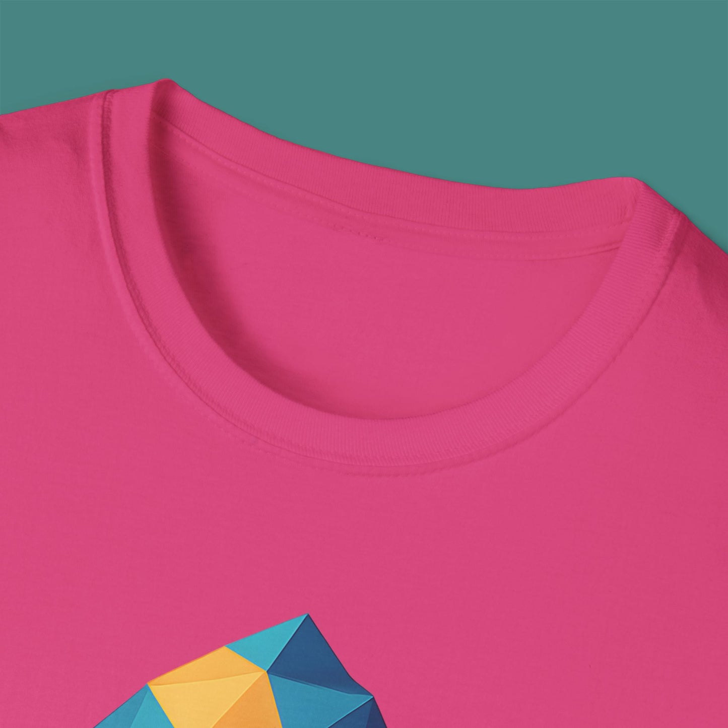 Geometric Polygon Seahorse Unisex T-Shirt