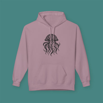Tribal Tattoo Jellyfish Fleece Unisex Hoodie