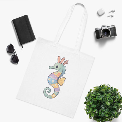 Easter Seahorse Tote Bag