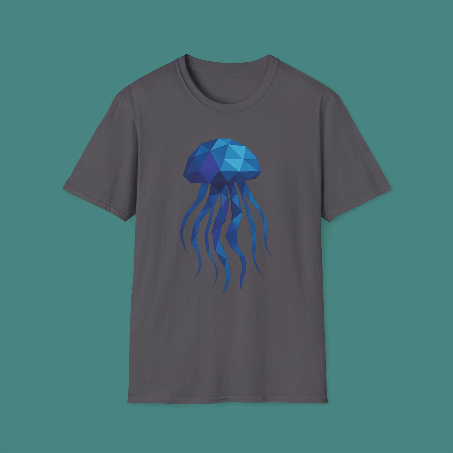 Geometric Polygon Jellyfish Unisex T-Shirt