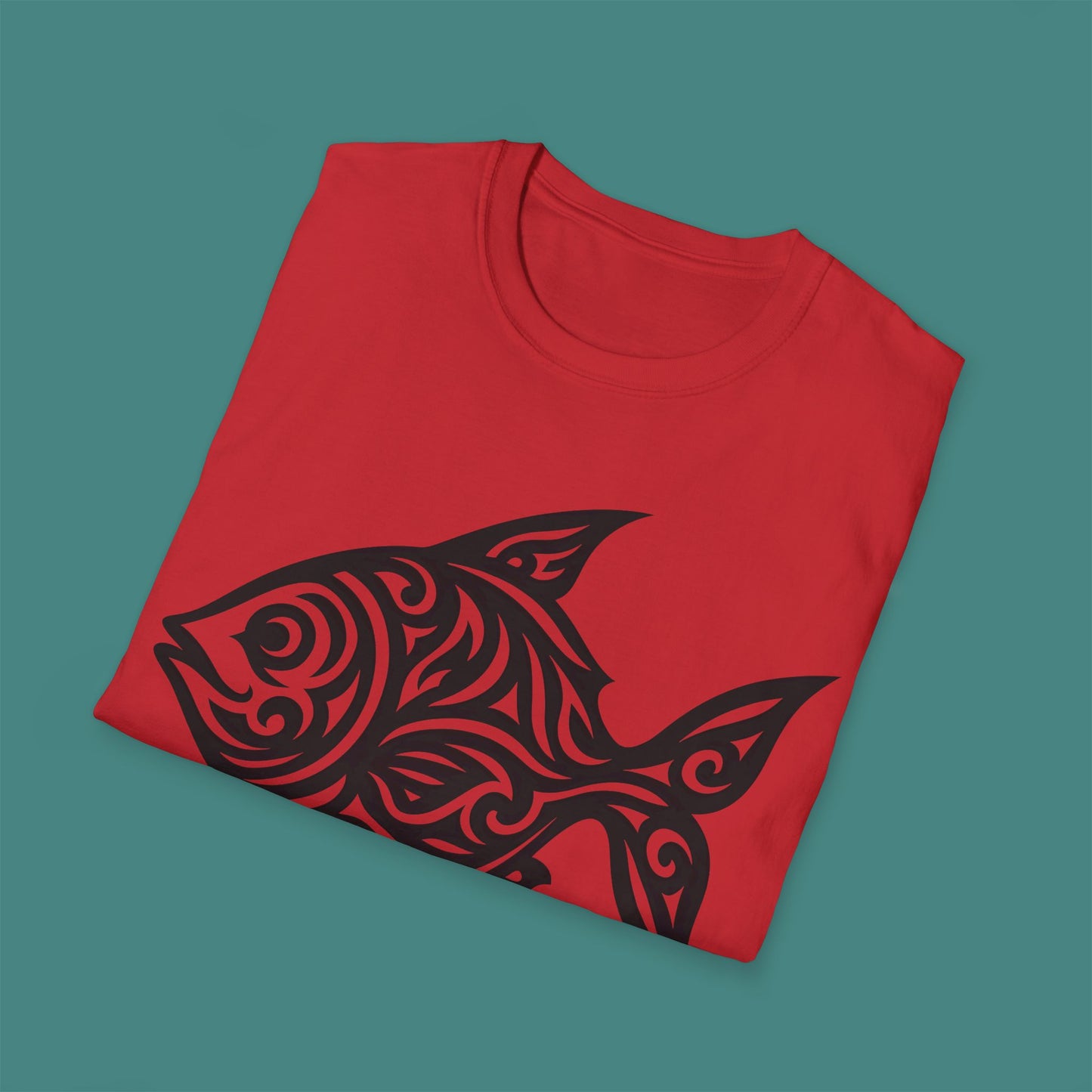 Tribal Tattoo Fish Unisex T-Shirt