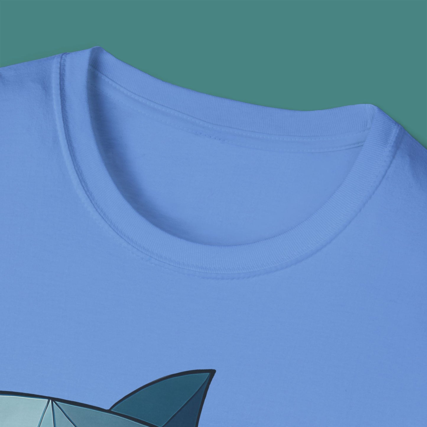 Geometric Polygon Shark Unisex T-Shirt