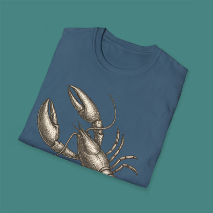 Vintage Etching Lobster Unisex T-Shirt