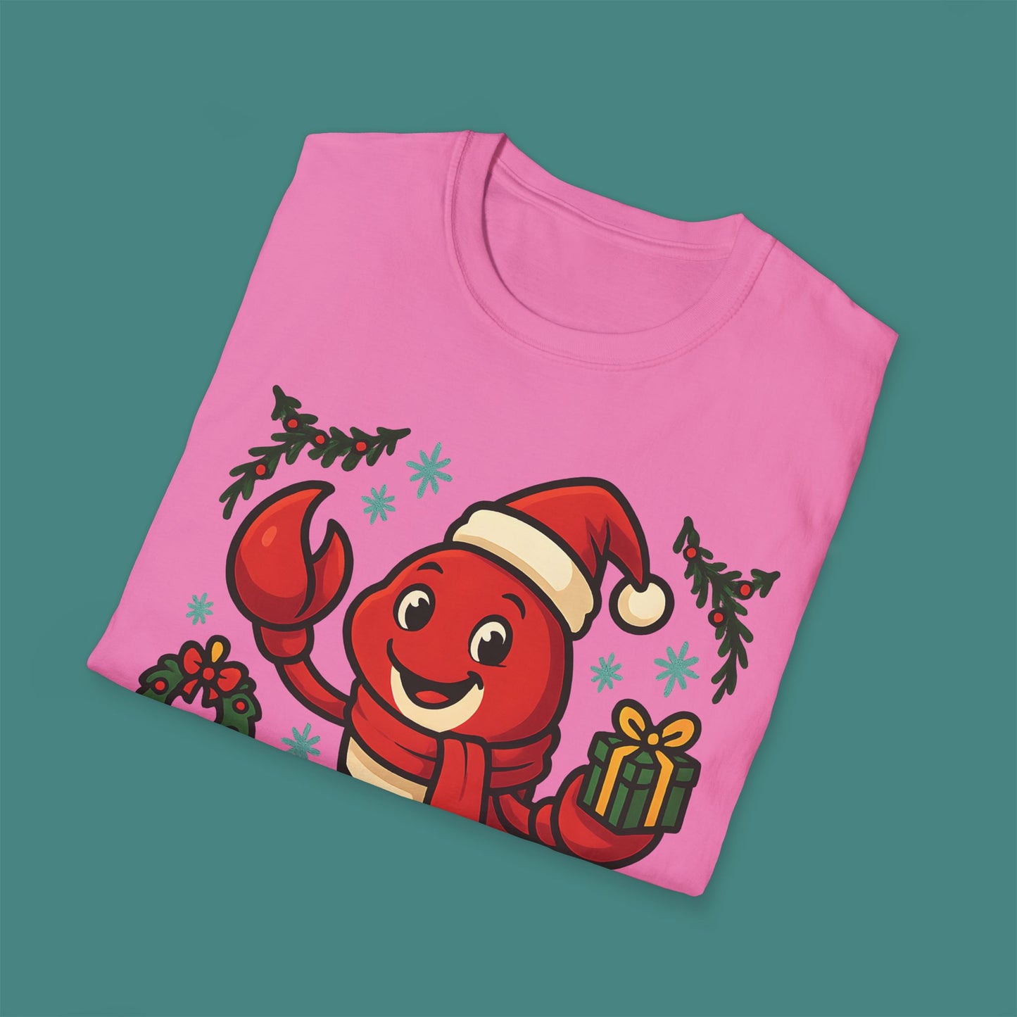 Christmas Lobster Unisex T-Shirt