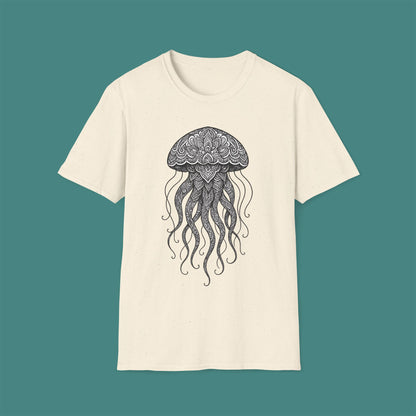 Intricate Mandala Jellyfish Unisex T-Shirt