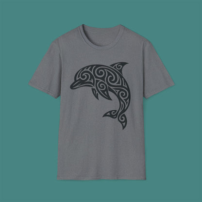 Tribal Tattoo Dolphin Unisex T-Shirt