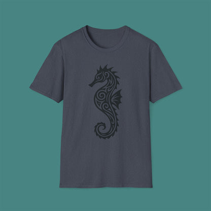 Tribal Tattoo Seahorse Unisex T-Shirt