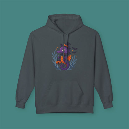 Halloween Seahorse Fleece Unisex Hoodie