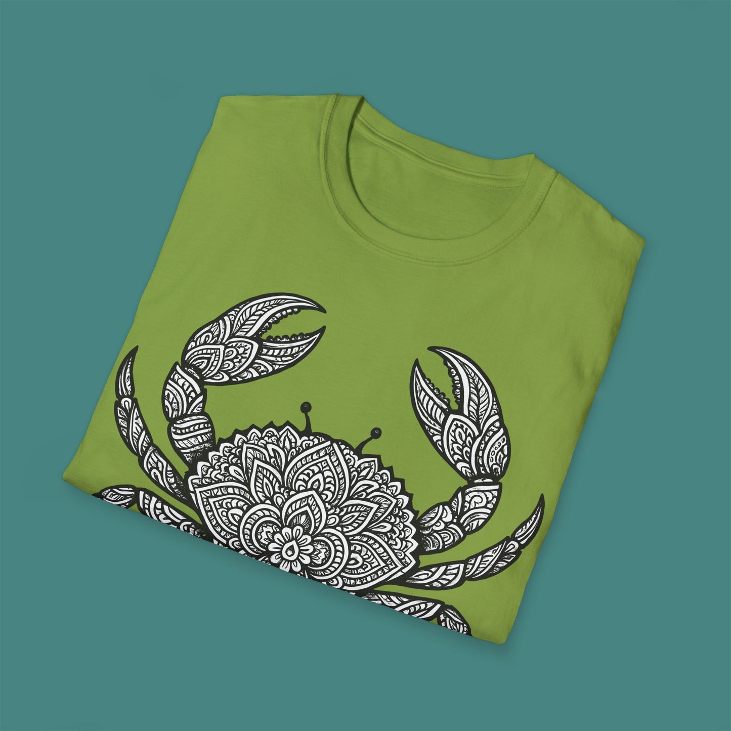 Intricate Mandala Crab Unisex T-Shirt