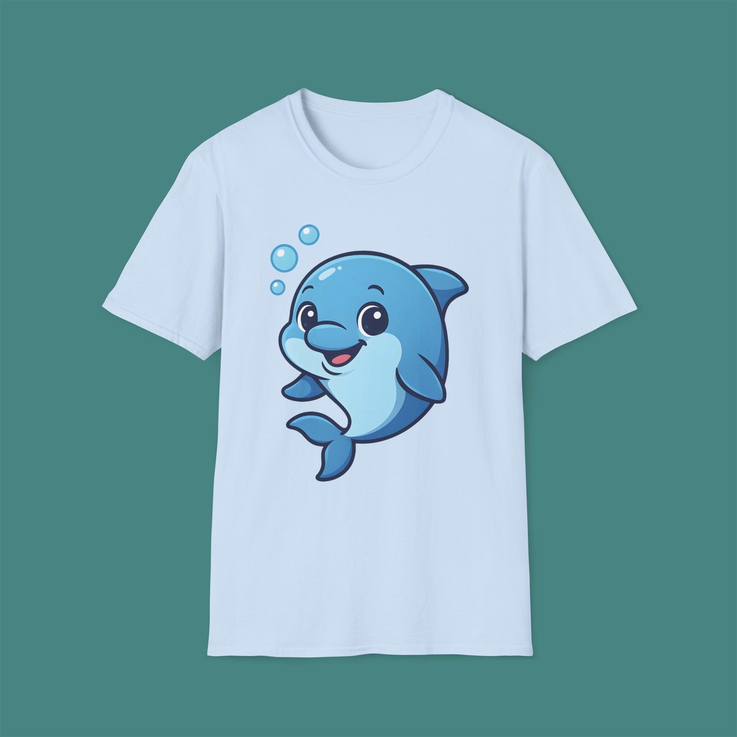 Cartoon Cute Dolphin Unisex T-Shirt