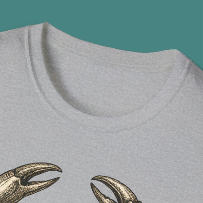 Vintage Etching Crab Unisex T-Shirt