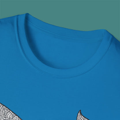 Intricate Mandala Whale Unisex T-Shirt