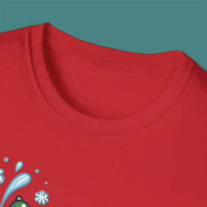 Christmas Whale Unisex T-Shirt