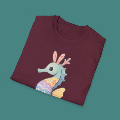 Easter Seahorse Unisex T-Shirt