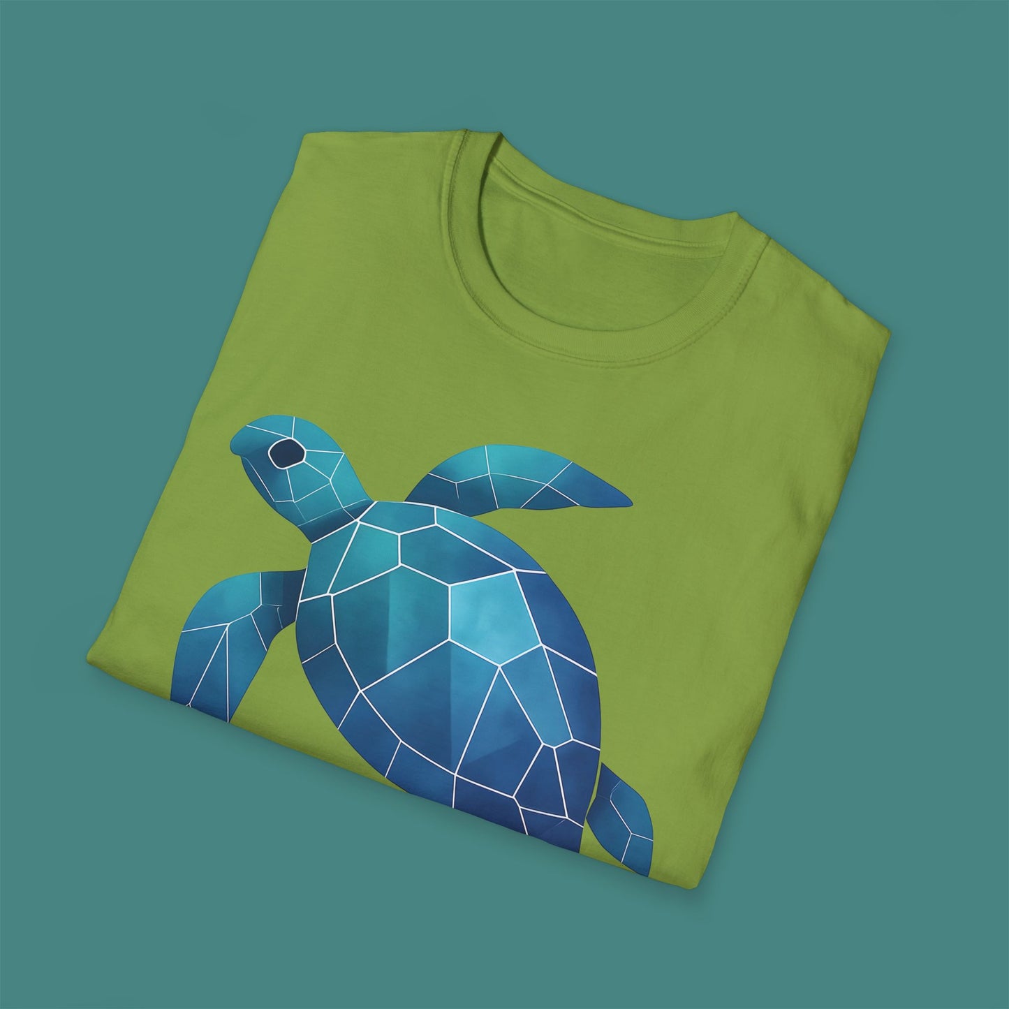 Geometric Polygon Turtle Unisex T-Shirt