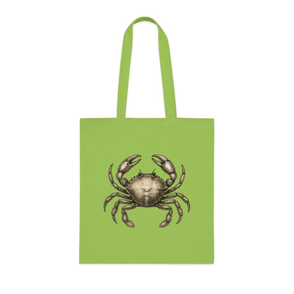 Vintage Etching Crab Tote Bag