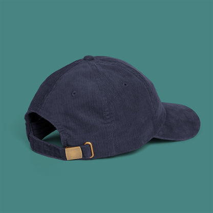 Intricate Mandala Octopus Corduroy Embroidered Cap