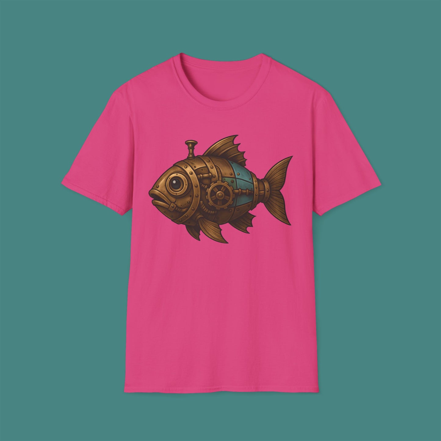 Steampunk Mechanical Fish Unisex T-Shirt