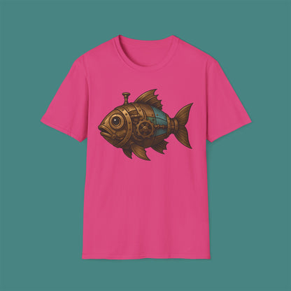 Steampunk Mechanical Fish Unisex T-Shirt