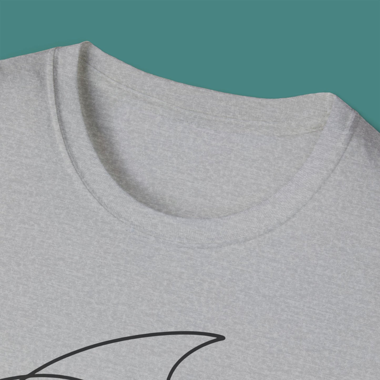 Minimalist Line Art Fish Unisex T-Shirt