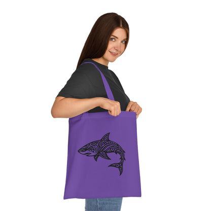 Tribal Tattoo Shark Tote Bag