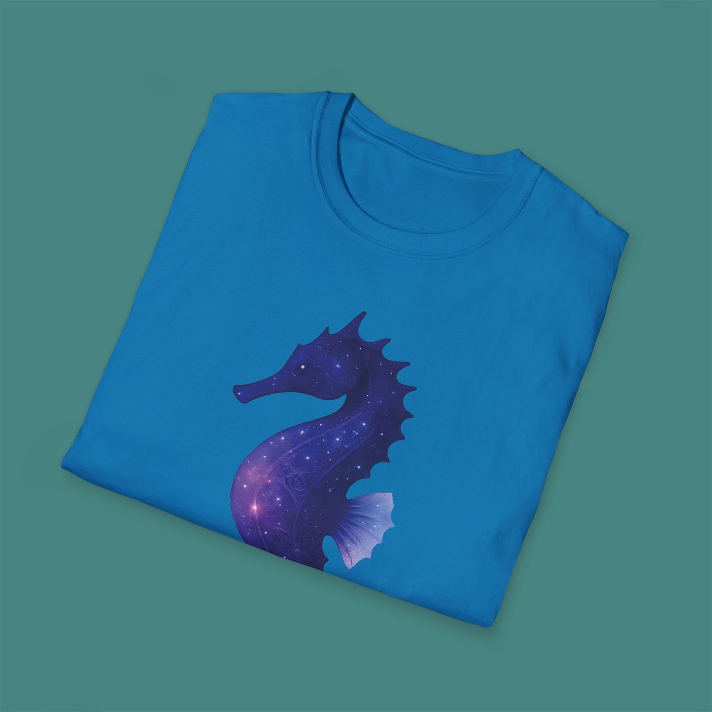 Cosmic Galaxy Seahorse Unisex T-Shirt