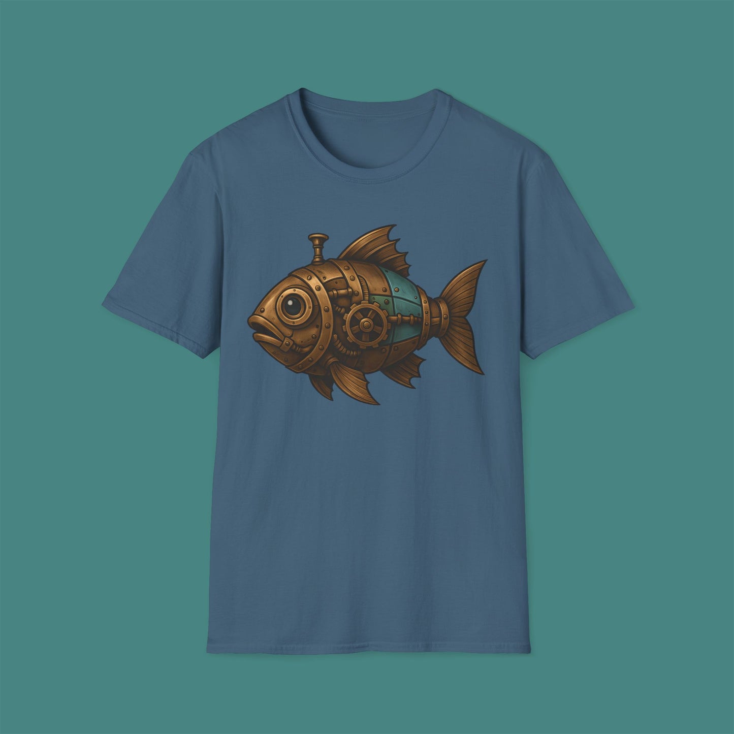 Steampunk Mechanical Fish Unisex T-Shirt