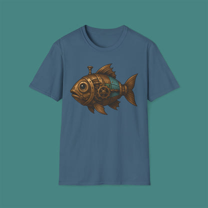Steampunk Mechanical Fish Unisex T-Shirt