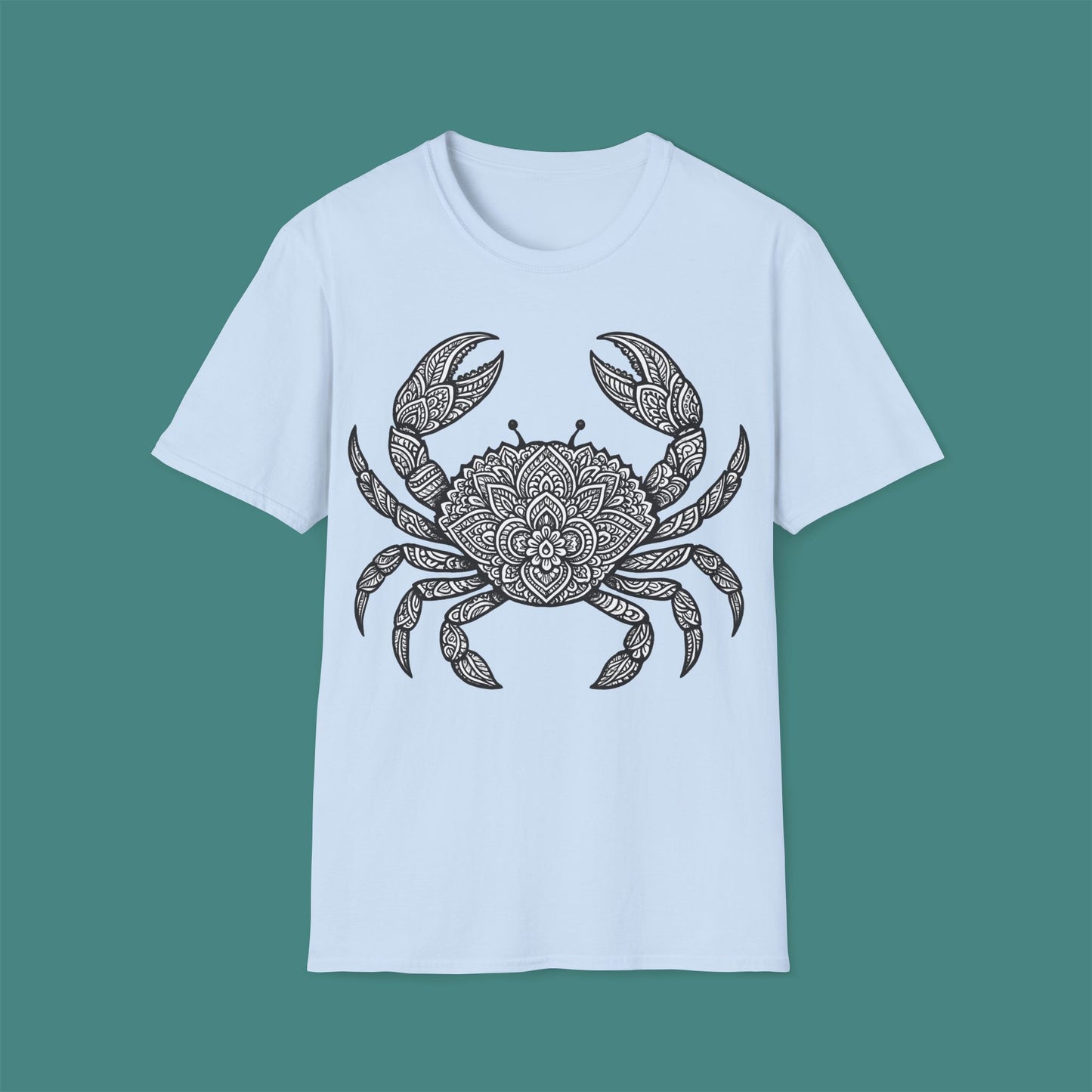 Intricate Mandala Crab Unisex T-Shirt