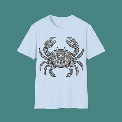 Intricate Mandala Crab Unisex T-Shirt