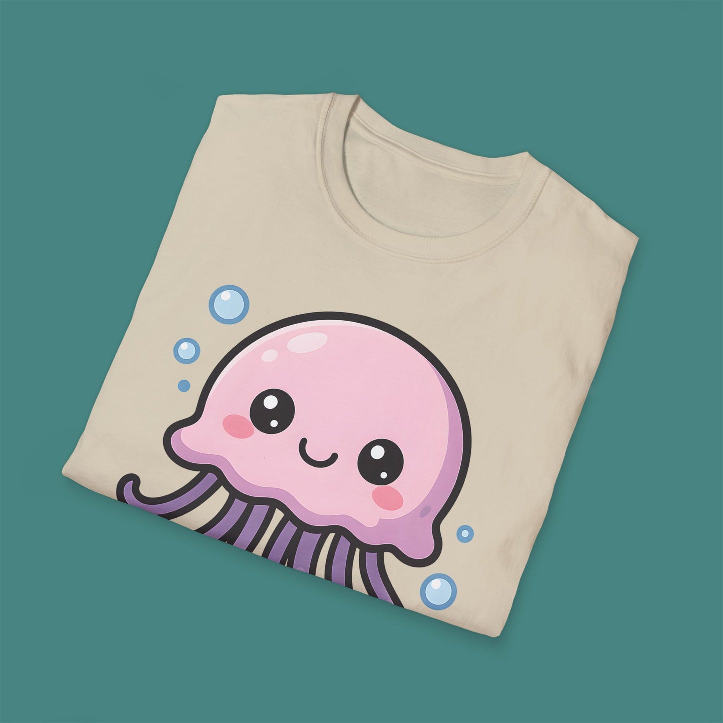 Cartoon Cute Jellyfish Unisex T-Shirt