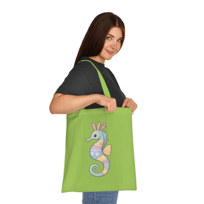 Easter Seahorse Tote Bag