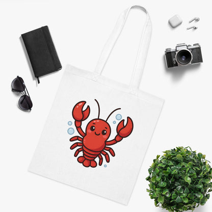 Cartoon Cute Lobster Tote Bag