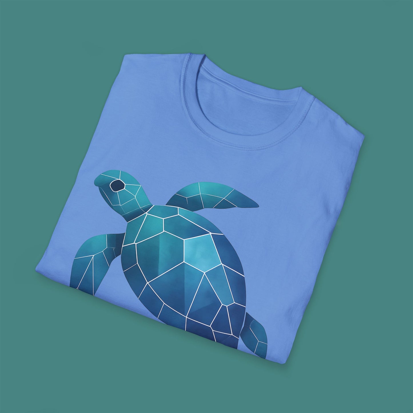 Geometric Polygon Turtle Unisex T-Shirt
