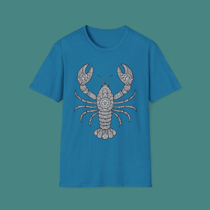 Intricate Mandala Lobster Unisex T-Shirt