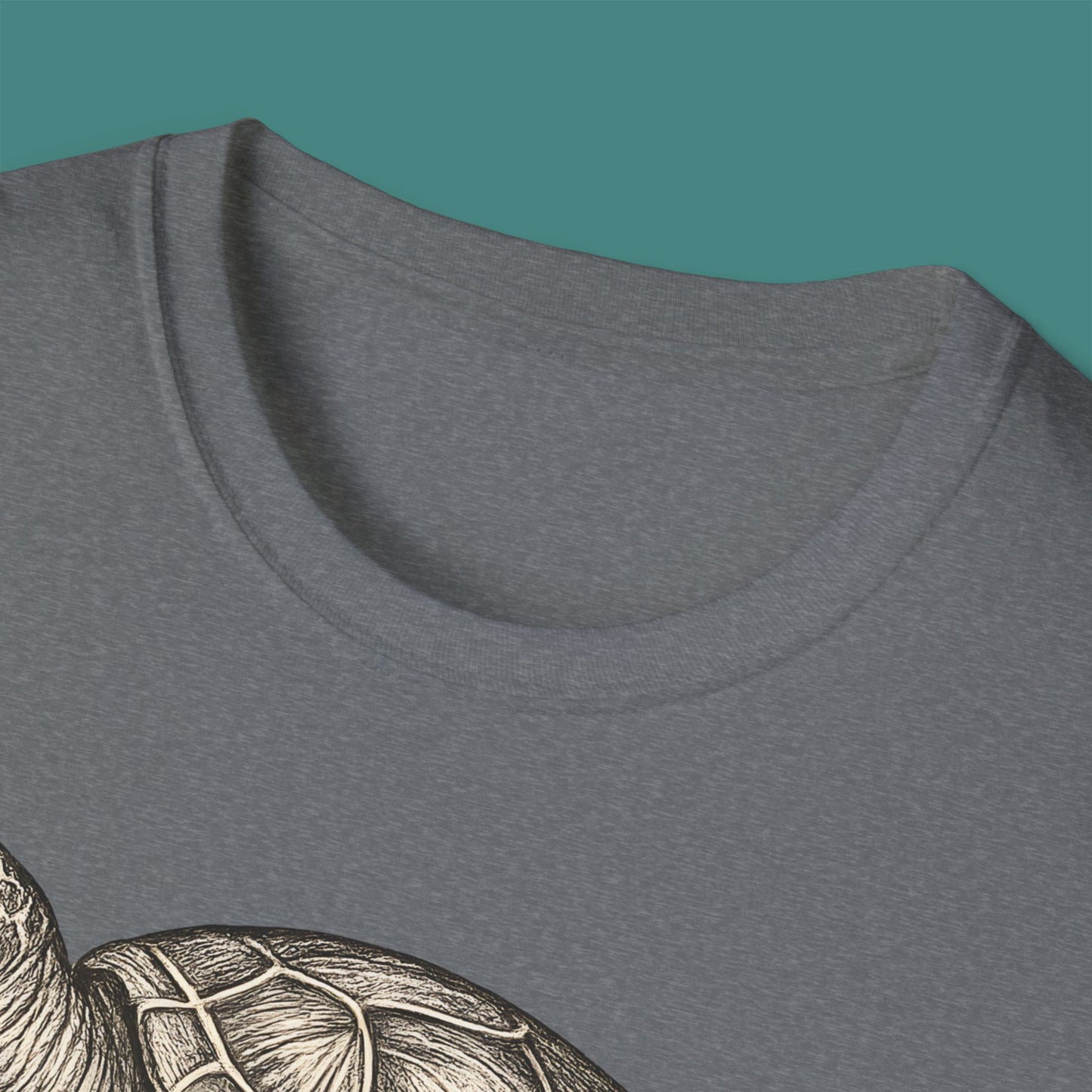 Vintage Etching Turtle Unisex T-Shirt