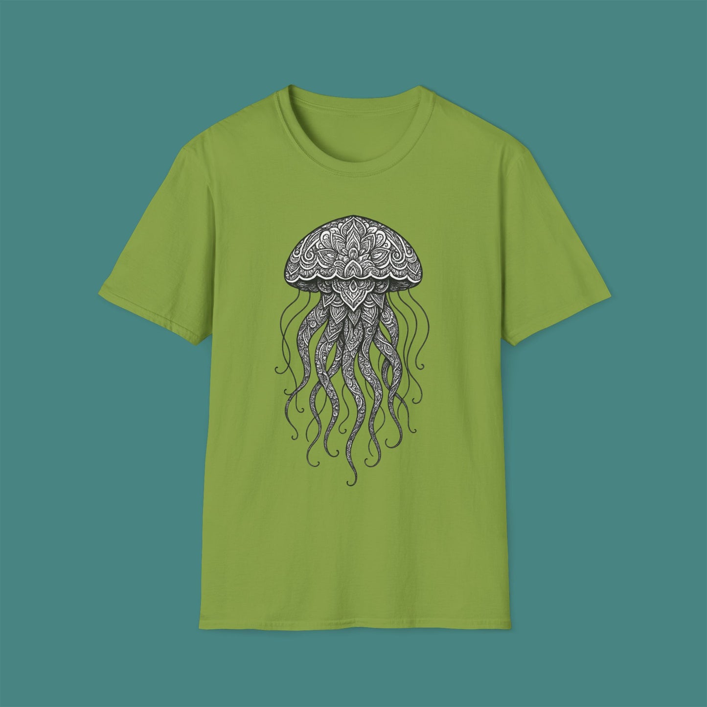 Intricate Mandala Jellyfish Unisex T-Shirt