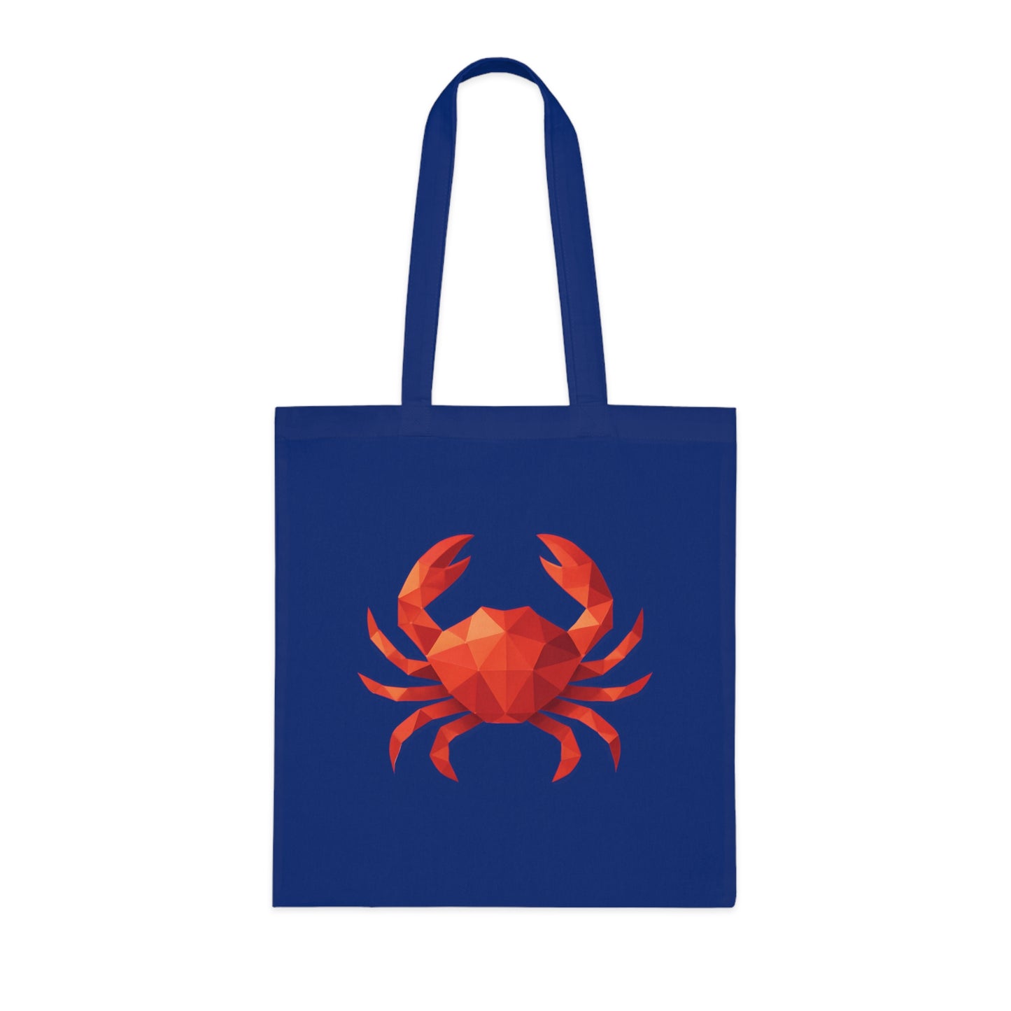 Geometric Polygon Crab Tote Bag