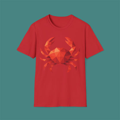 Geometric Polygon Crab Unisex T-Shirt