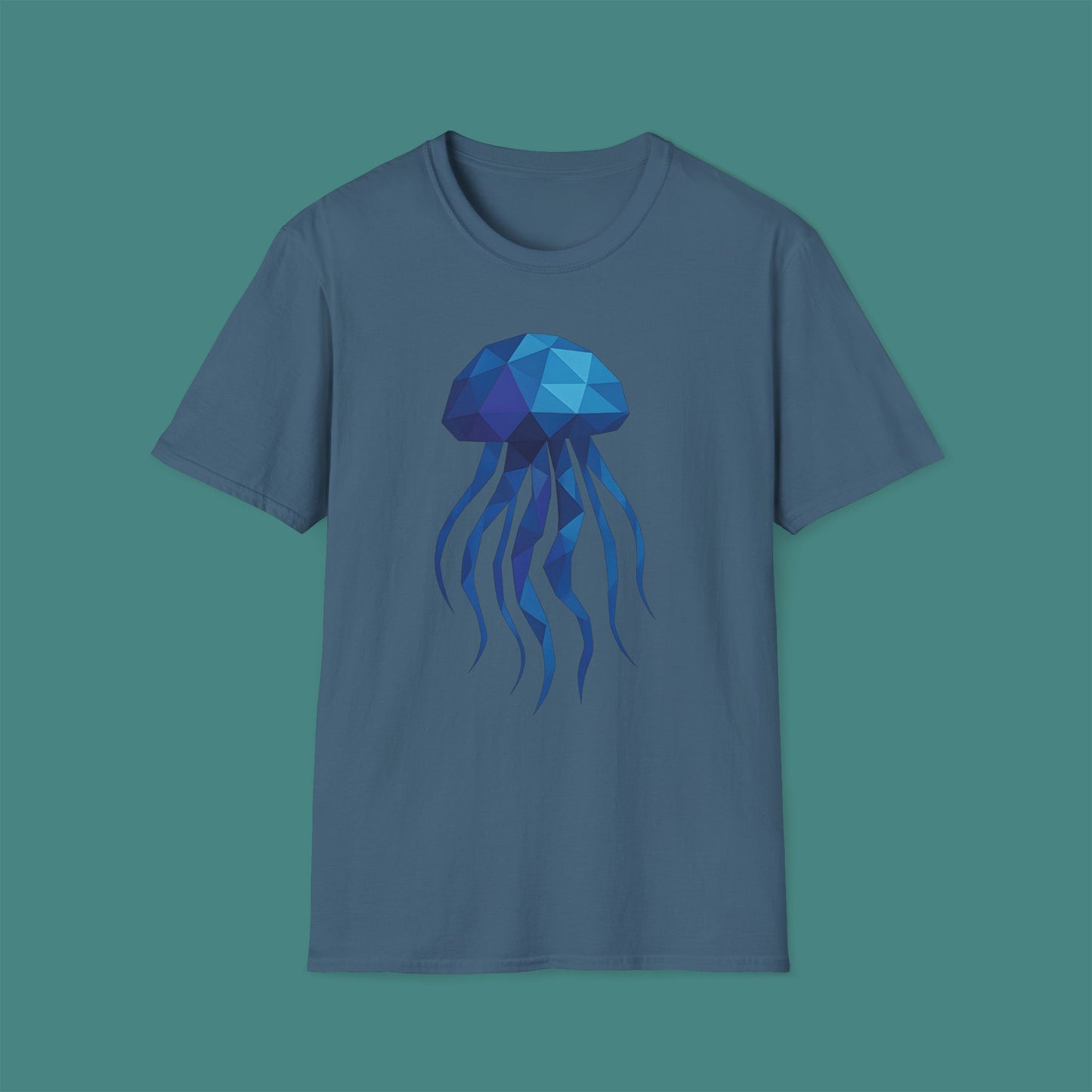 Geometric Polygon Jellyfish Unisex T-Shirt