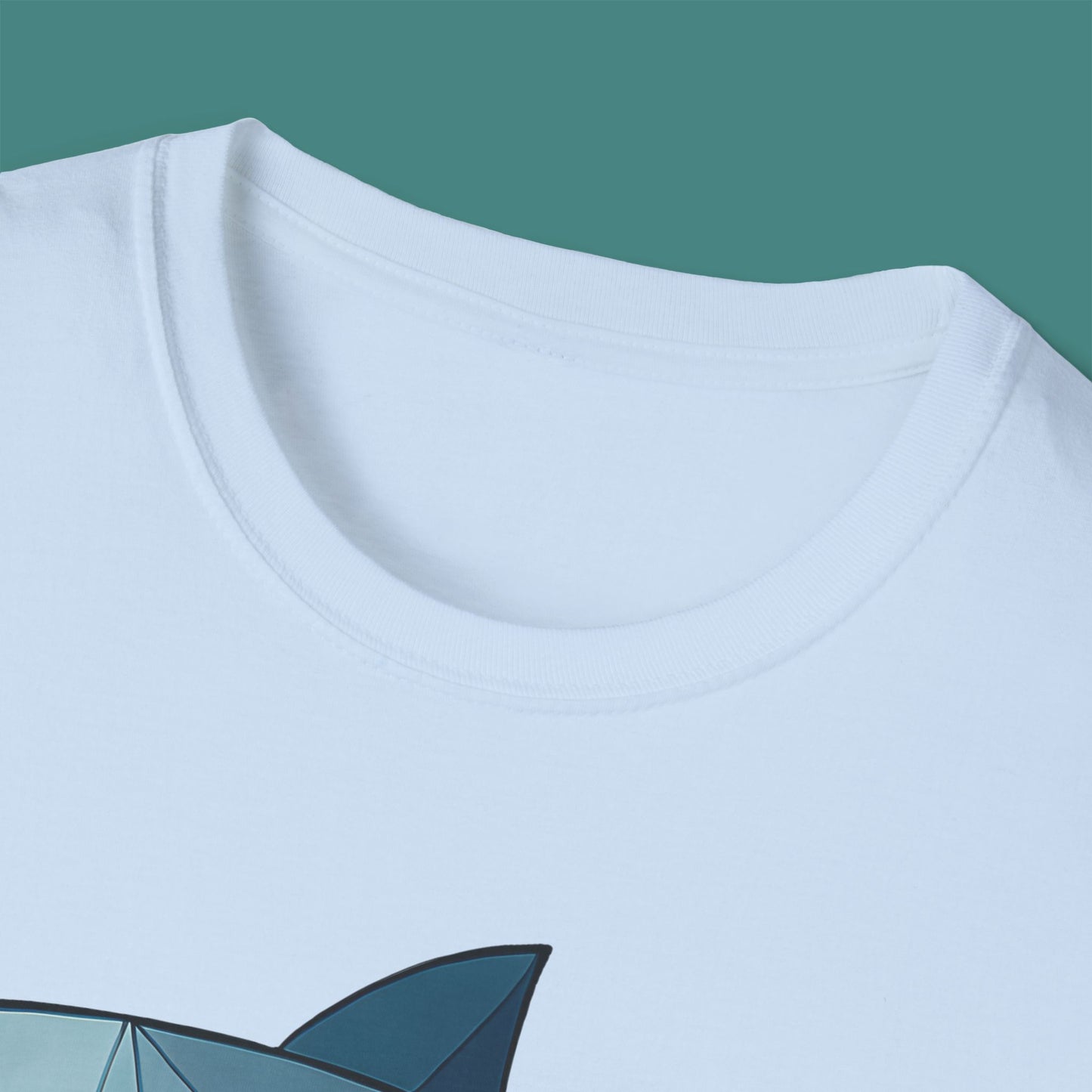 Geometric Polygon Shark Unisex T-Shirt