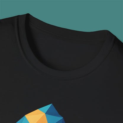 Geometric Polygon Seahorse Unisex T-Shirt