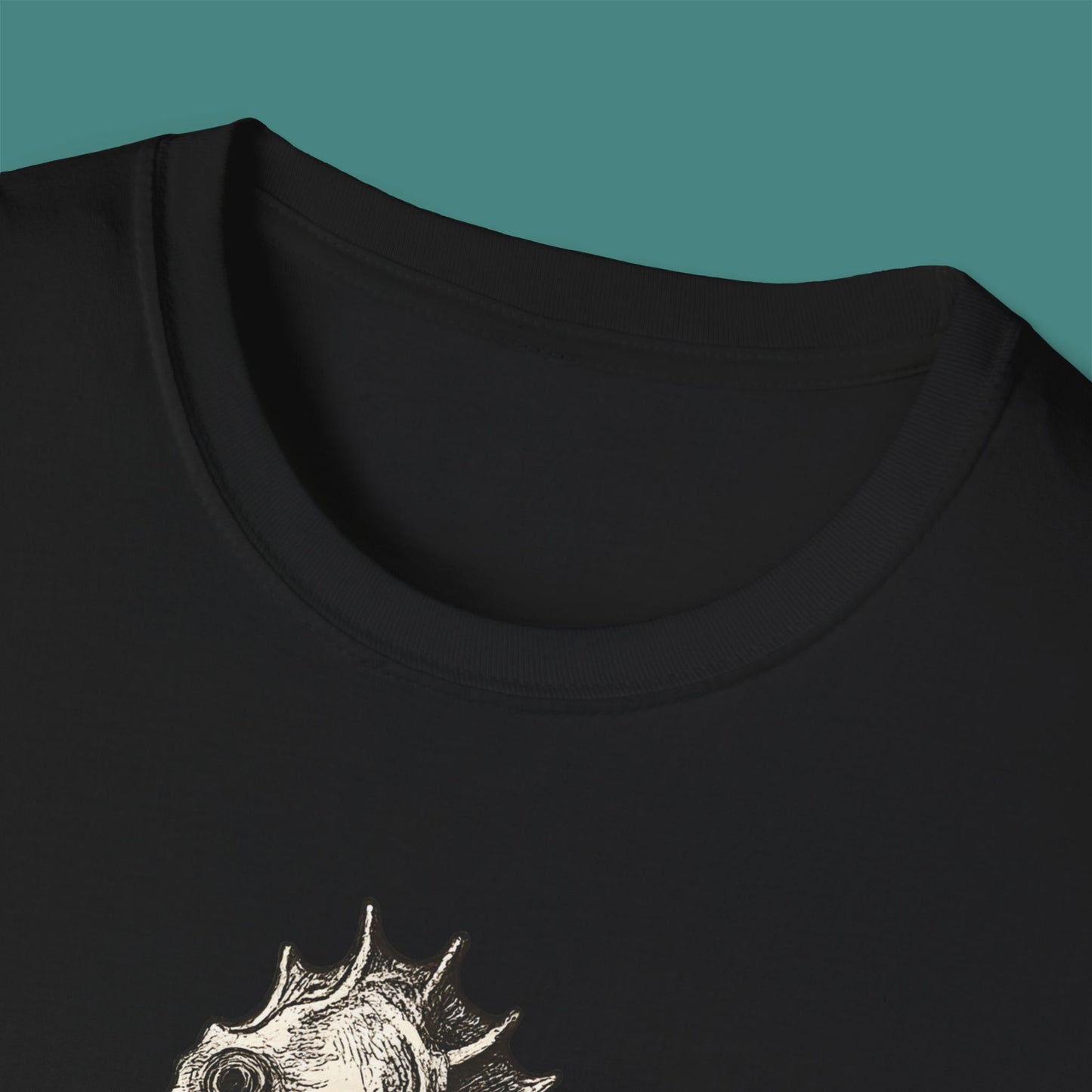 Vintage Etching Seahorse Unisex T-Shirt