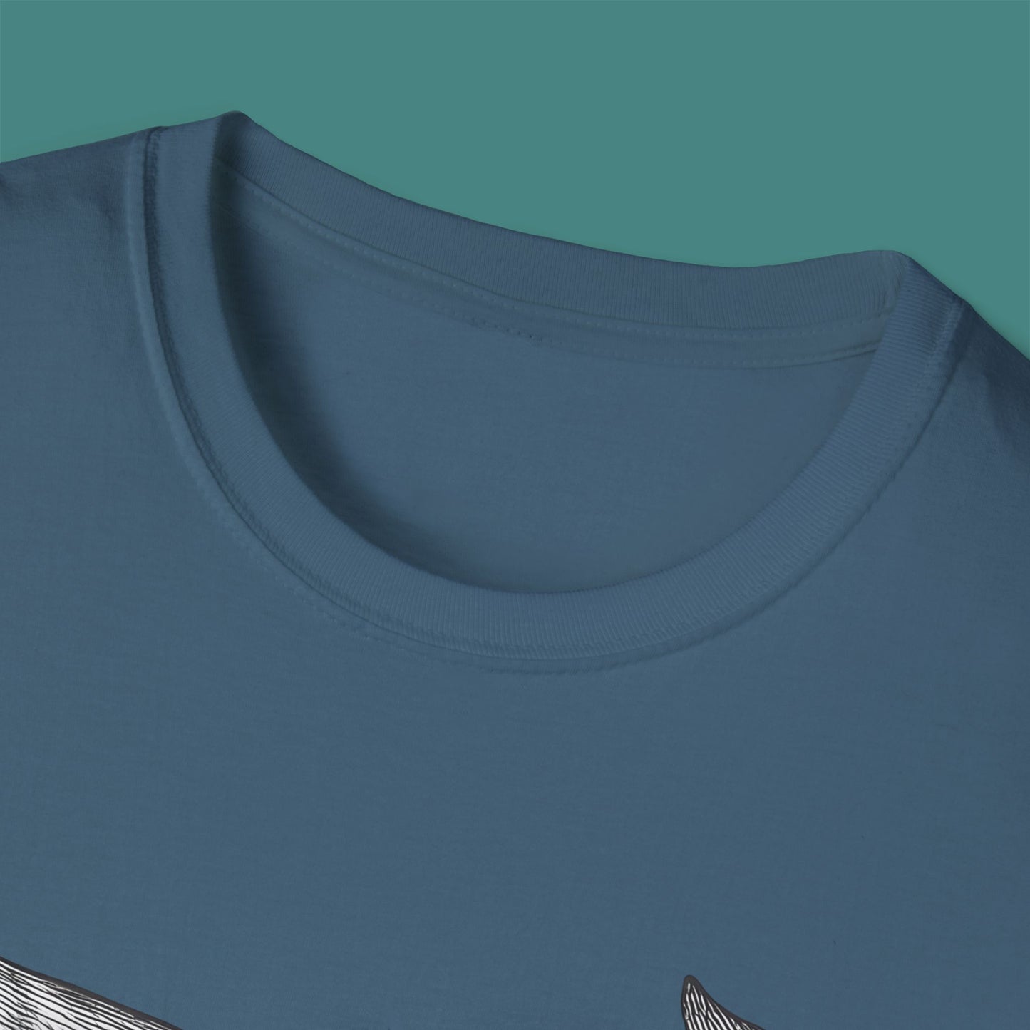 Vintage Etching Whale Unisex T-Shirt