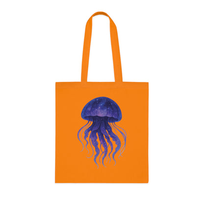 Cosmic Galaxy Jellyfish Tote Bag