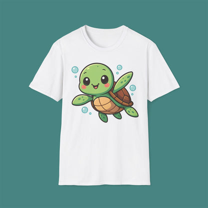 Cartoon Cute Turtle Unisex T-Shirt